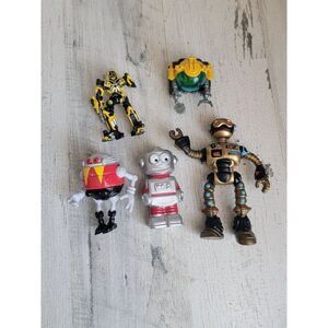 Robot variety toy set bumblebee Villan hero sub weapon silver